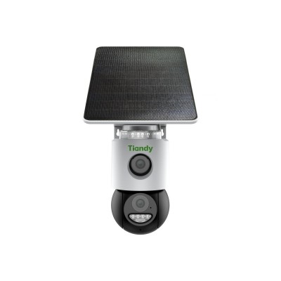 IP-камера Tiandy TC-H363U Spec:W/4G/U/SE/4mm/V4.0, 6MP, Fixed Color Maker 4G PT, 4mm, f/1.0, LED20m, DC5V, Batt.10400mAh, Solar panel, IP65, Speaker