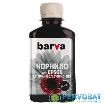 Чернила BARVA EPSON L4150/L4160 (101BK) 180 мл BLACK pigmented (E101-603)