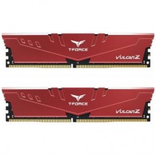 Модуль пам'яті для комп'ютера DDR4 8GB (2x4GB) 2666 MHz T-Force Vulcan Z Red Team (TLZRD48G2666HC18HDC01) Модуль пам'яті для комп'ютера DDR4 8GB (2x4GB) 2666 MHz T-Force Vulcan Z Red Team (TLZRD48G2666HC18HDC01)