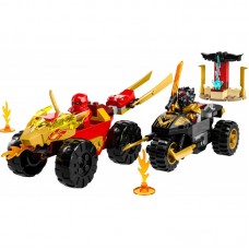 Конструктор LEGO Ninjago Кай та Рас: Битва на машині та мотоциклі Конструктор LEGO Ninjago Кай та Рас: Битва на машині та мотоциклі