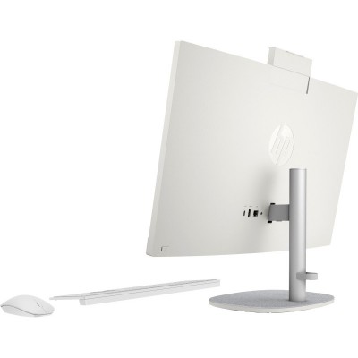 Комп'ютер персональний моноблок HP All-in-One 23.8" FHD IPS AG, AMD R5-340 AI, 16GB, F512GB, UMA, WiFi, кл+м, Win11, білий