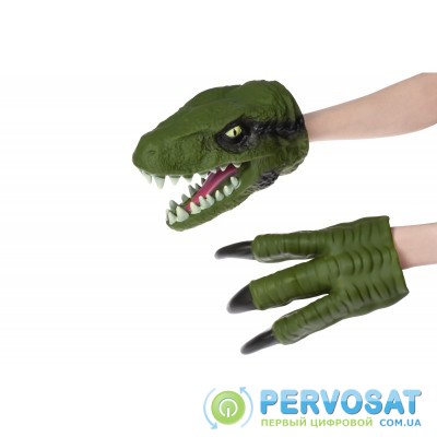 Same Toy Игровой набор - Animal Gloves Toys (салатовый)
