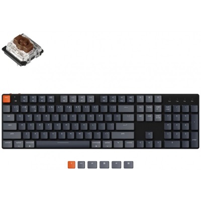 Клавіатура Keychron K5SE 104 Key Gateron Brown RGB WL UA Black