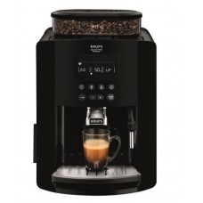 Кавомашина Krups Arabica, 1.7л, зерно, ручний капуч, ОLED диспл, аторец.-3, сірий Кавомашина Krups Arabica, 1.7л, зерно, ручний капуч, ОLED диспл, аторец.-3, сірий