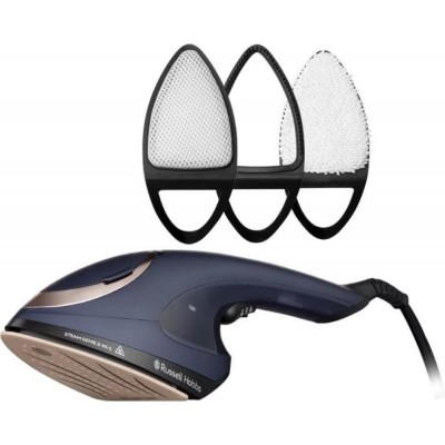 Відпарювач Russell Hobbs Steam Genie 2-в-1, 1700Вт, 150мл, паровий удар -20гр, постійна пара - 20гр, керам. підошва, синій