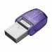 Накопичувач Kingston 64GB USB 3.2 Gen1 + Type-C DT microDuo 3C R200MB/s