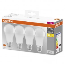 Набір ламп 4шт OSRAM LED E27 10Вт 2700К 1055Лм A60 Набір ламп 4шт OSRAM LED E27 10Вт 2700К 1055Лм A60