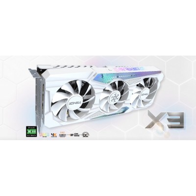 Відеокарта INNO3D GeForce RTX 4060 Ti 8GB GDDR6 ICHILL X3 WHITE білий