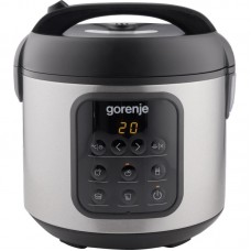 Мультиварка Gorenje, 476Вт, мини, чаша-2л, електронне керув., 5 програм, метал/пластик, чорний Мультиварка Gorenje, 476Вт, мини, чаша-2л, електронне керув., 5 програм, метал/пластик, чорний
