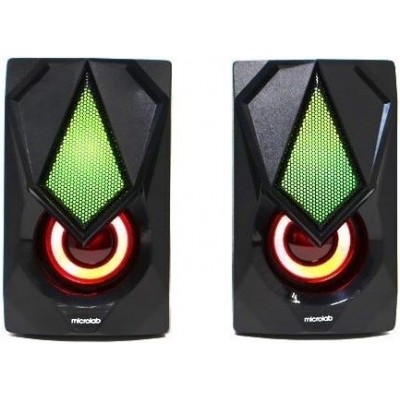 Акустична система MICROLAB B-25 2.0, USB, LED, чорний