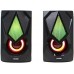 Акустична система MICROLAB B-25 2.0, USB, LED, чорний