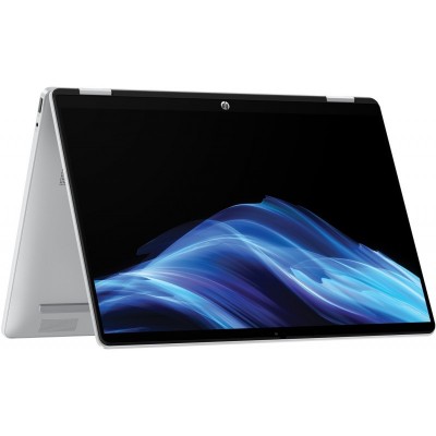 Ноутбук HP OmniBook 5 Flip x360 14" 2K IPS Touch, Intel 5-120U, 16GB, F512GB, UMA, DOS, сріблястий