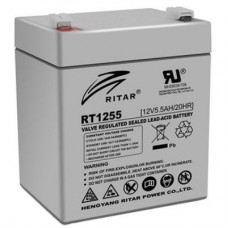 Батарея до ДБЖ Ritar AGM RT1255, 12V-5.5Ah (RT1255) Батарея до ДБЖ Ritar AGM RT1255, 12V-5.5Ah (RT1255)