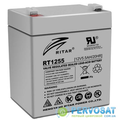Батарея к ИБП Ritar AGM RT1255, 12V-5.5Ah (RT1255)