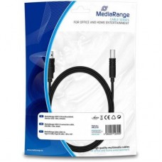 Кабель для принтера USB 2.0 AM/BM 1.8m MediaRange (MRCS101)