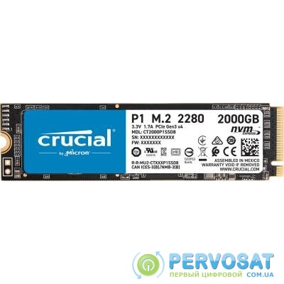 Накопитель SSD M.2 2280 2TB MICRON (CT2000P1SSD8)