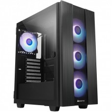 Корпус CHIEFTEC Gaming Hunter 2 Tempered Glass Edition, без БЖ, 1xUSB3.1, 1xUSB Type-C, 4x120мм RAINBOW ARGB, VGA 320мм, LCS ready, ATX, чорний Корпус CHIEFTEC Gaming Hunter 2 Tempered Glass Edition, без БЖ, 1xUSB3.1, 1xUSB Type-C, 4x120мм RAINBOW ARGB, VGA 320мм, LCS ready, ATX, чорний
