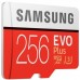 Карта памяти Samsung 256GB microSDXC class 10 UHS-I U3 Evo Plus (MB-MC256GA/RU)