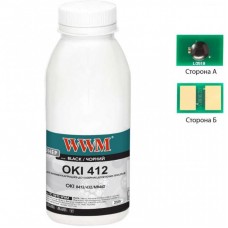Тонер OKI B412/432/MB462 250г Black + chip WWM (TC-B412-WWM) Тонер OKI B412/432/MB462 250г Black + chip WWM (TC-B412-WWM)