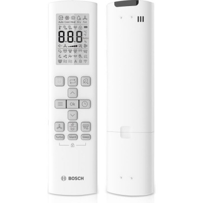Кондиціонер Bosch Climate 7000i 35м2 інвертор 12000BTU 3.4кВт A+++/A+++ -30°С Wi-Fi R32 білий