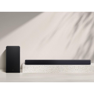 Саундбар Samsung HW-B450F 300Вт, 2.1, BT, USB, HDMI-ARC, саб, DTS Dolby 2ch, чорний