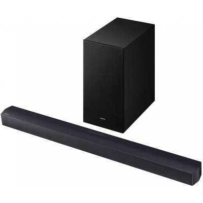 Саундбар Samsung HW-B450F 300Вт, 2.1, BT, USB, HDMI-ARC, саб, DTS Dolby 2ch, чорний