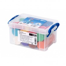 Becks Plastilin Набір пластиліну 680г. 8 кольорів у відерці Becks Plastilin Набір пластиліну 680г. 8 кольорів у відерці