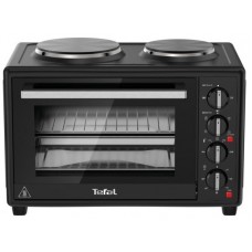 Піч електрична Tefal Optimo, 32л, 1500Вт, механіч., гриль, конвенція, 2 конф.зверху, підсвітка всередині, чорна Піч електрична Tefal Optimo, 32л, 1500Вт, механіч., гриль, конвенція, 2 конф.зверху, підсвітка всередині, чорна