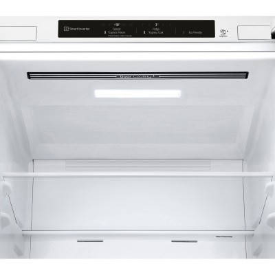 Холодильник LG з нижн. мороз., 186x60х68, холод.відд.-234л, мороз.відд.-107л, 2дв., А++, NF, інв., диспл внутр., зона св-ті, білий