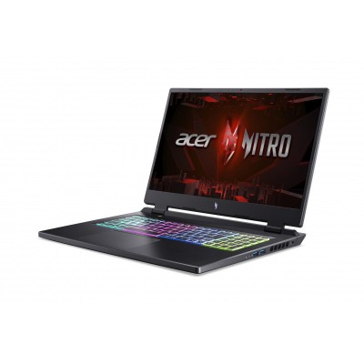 Ноутбук Acer Nitro 17 AN17-71 17.3&quot; FHD IPS, Intel i7-13700HX, 16GB, F1TB, NVD4050-6, Lin, чорний