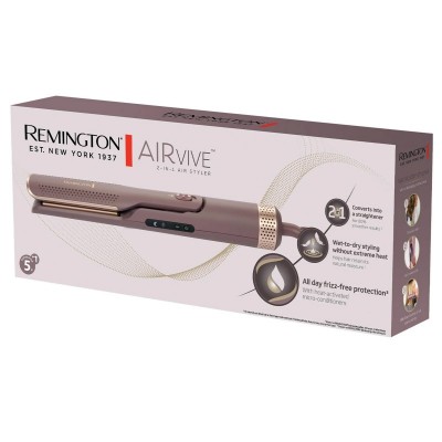 Стайлер Remington AIRvive, 135Вт, темп.режимов-2, 140-190°C, термо килимок, кераміка, рожево- золотий Стайлер Remington AIRvive, 135Вт, темп.режимов-2, 140-190°C, термо килимок, кераміка, рожево- золотий
