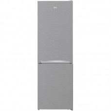 Холодильник Beko з нижн. мороз., 186x60x67, xолод.відд.-215л, мороз.відд.-109л, 2дв., E, NF, нержавіюча сталь