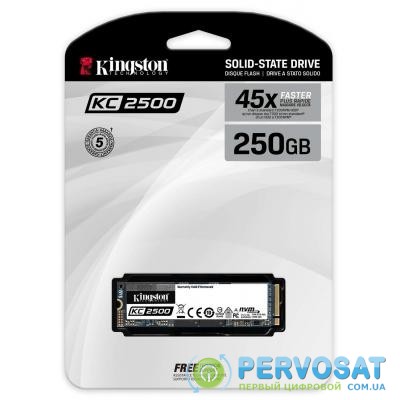 Накопитель SSD M.2 2280 250GB Kingston (SKC2500M8/250G)
