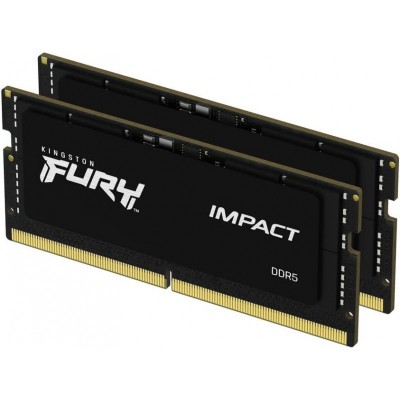 Пам'ять ноутбука Kingston DDR5 32GB KIT (16GBx2) 6000 FURY Impact XMP