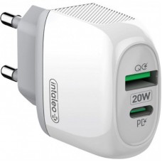 Зарядний пристрій Intaleo TCQ/PD220 20W white (1283126506581)