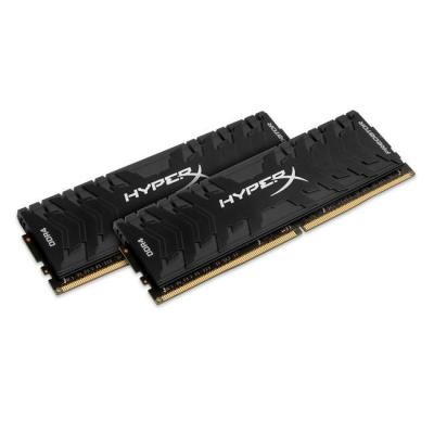 Модуль памяти для компьютера DDR4 16GB (2x8GB) 2666 MHz HyperX PREDATOR Black Kingston Fury (ex.HyperX) (HX426C13PB3K2/16)