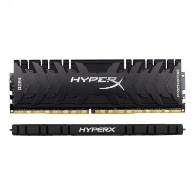 Модуль памяти для компьютера DDR4 16GB (2x8GB) 2666 MHz HyperX PREDATOR Black Kingston Fury (ex.HyperX) (HX426C13PB3K2/16)