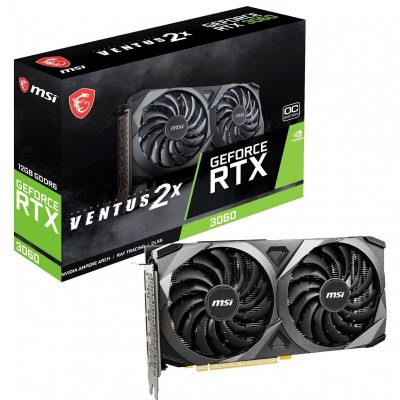 Відеокарта MSI GeForce RTX 3060 12GB GDDR6 VENTUS 2X OC