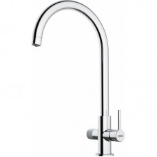 Змішувач для кухні Franke Lina J Clear Water 2.0, довж.виливу - 216 мм, поворотний, 1+1 фільтр, хром