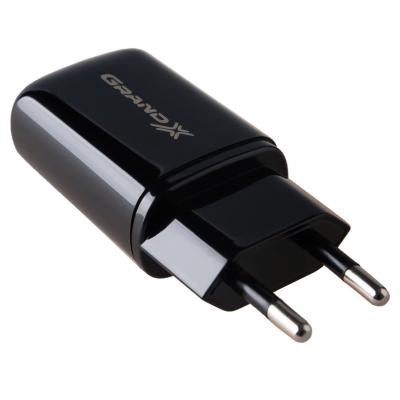 Зарядное устройство Grand-X 5V 2,1A USB Black (CH-15B)