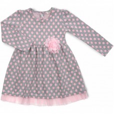 Плаття Breeze в горошок (16592-98G-gray) Плаття Breeze в горошок (16592-98G-gray)