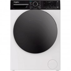Пральна машина Whirlpool фронтальна, 8кг, 1400, C, 55см, дисплей, пара, інвертор, люк чорний, білий