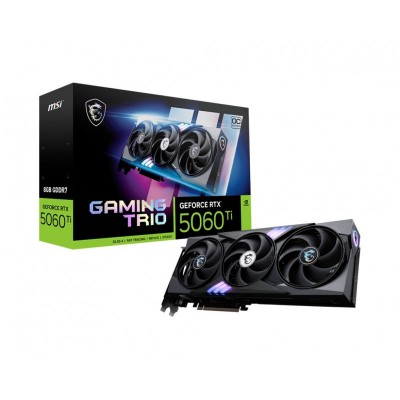 Відеокарта MSI GeForce RTX 5060 Ti 8GB GDDR7 GAMING TRIO OC Відеокарта MSI GeForce RTX 5060 Ti 8GB GDDR7 GAMING TRIO OC