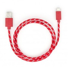 Дата кабель USB 2.0 AM to Lightning 2color nylon 1m red Vinga (VCPDCLNB31R) Дата кабель USB 2.0 AM to Lightning 2color nylon 1m red Vinga (VCPDCLNB31R)