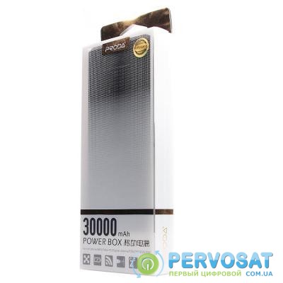 Батарея универсальная Remax Proda Series 30000mAh 2USB-1A&2A black (PPL-14-BLACK)