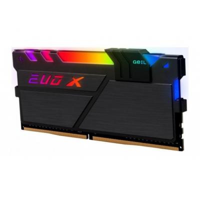 Модуль памяти для компьютера DDR4 16GB 3200 MHz EVO X II Black GEIL (GEXSB416GB3200C16BSC)