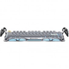 Клавіатура механічна GravaStar Mercury K1 Pro 80keys, GravaStar x Kailh Speedy Mint, EN/UKR, BT/WL/USB, сірий Клавіатура механічна GravaStar Mercury K1 Pro 80keys, GravaStar x Kailh Speedy Mint, EN/UKR, BT/WL/USB, сірий