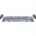 Клавіатура механічна GravaStar Mercury K1 Pro 80keys, GravaStar x Kailh Speedy Mint, EN/UKR, BT/WL/USB, сірий
