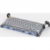 Клавіатура механічна GravaStar Mercury K1 Pro 80keys, GravaStar x Kailh Speedy Mint, EN/UKR, BT/WL/USB, сірий
