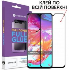 Скло захисне MakeFuture для Samsung A70 (A705) Black Full Cover Full Glue (MGF-SA705) Скло захисне MakeFuture для Samsung A70 (A705) Black Full Cover Full Glue (MGF-SA705)